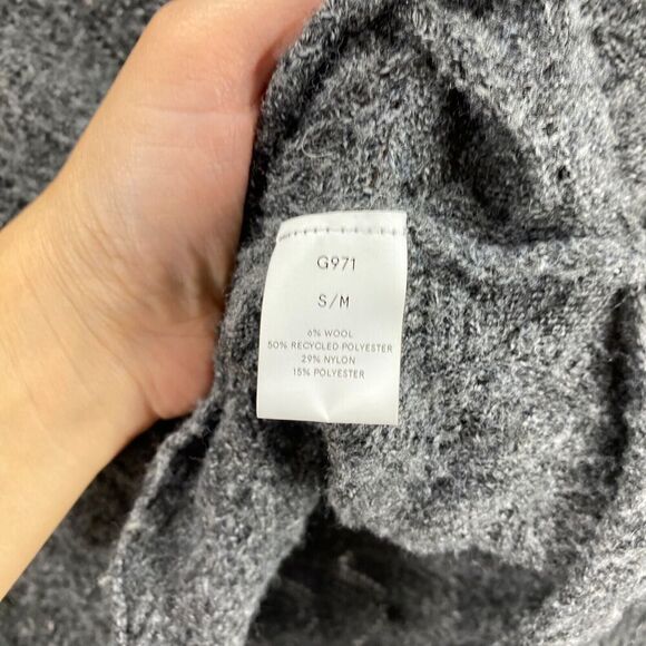 Kerisma Sweater Pullover Women S/M Gray Wool Knit V-Neck Long Sleeve Casual - Picture 6 of 9